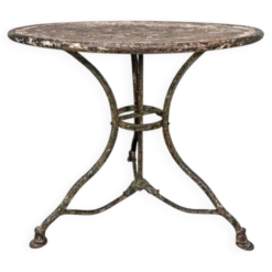 Table en fer modèle Arras, 19ème