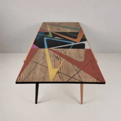 Table en frêne vintage, années 1970