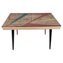 Table en frêne vintage, années 1970