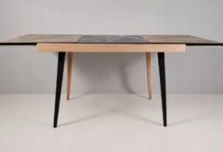 Table en frêne vintage, années 1970