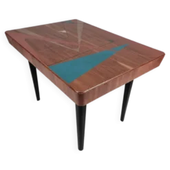 Table en hêtre vintage, années 1970