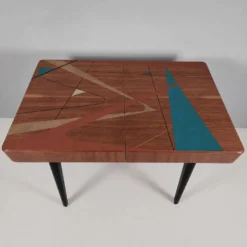 Table en hêtre vintage, années 1970
