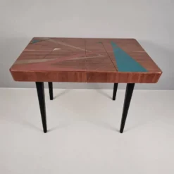 Table en hêtre vintage, années 1970
