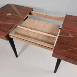 Table en hêtre vintage, années 1970