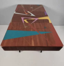 Table en hêtre vintage, années 1970
