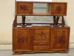 Table en noyer massif, avec rallonges
