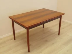 Table en palissandre, design danois, années 1970, fabriquée au Danemark
