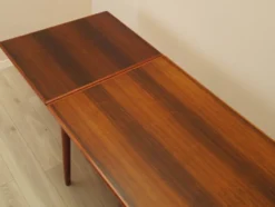 Table en palissandre, design danois, années 1970, fabriquée au Danemark
