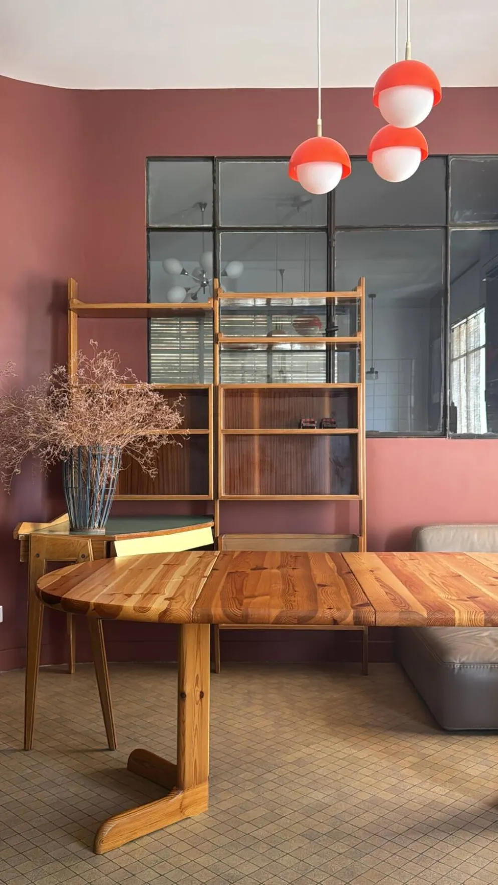 Table en pin massif