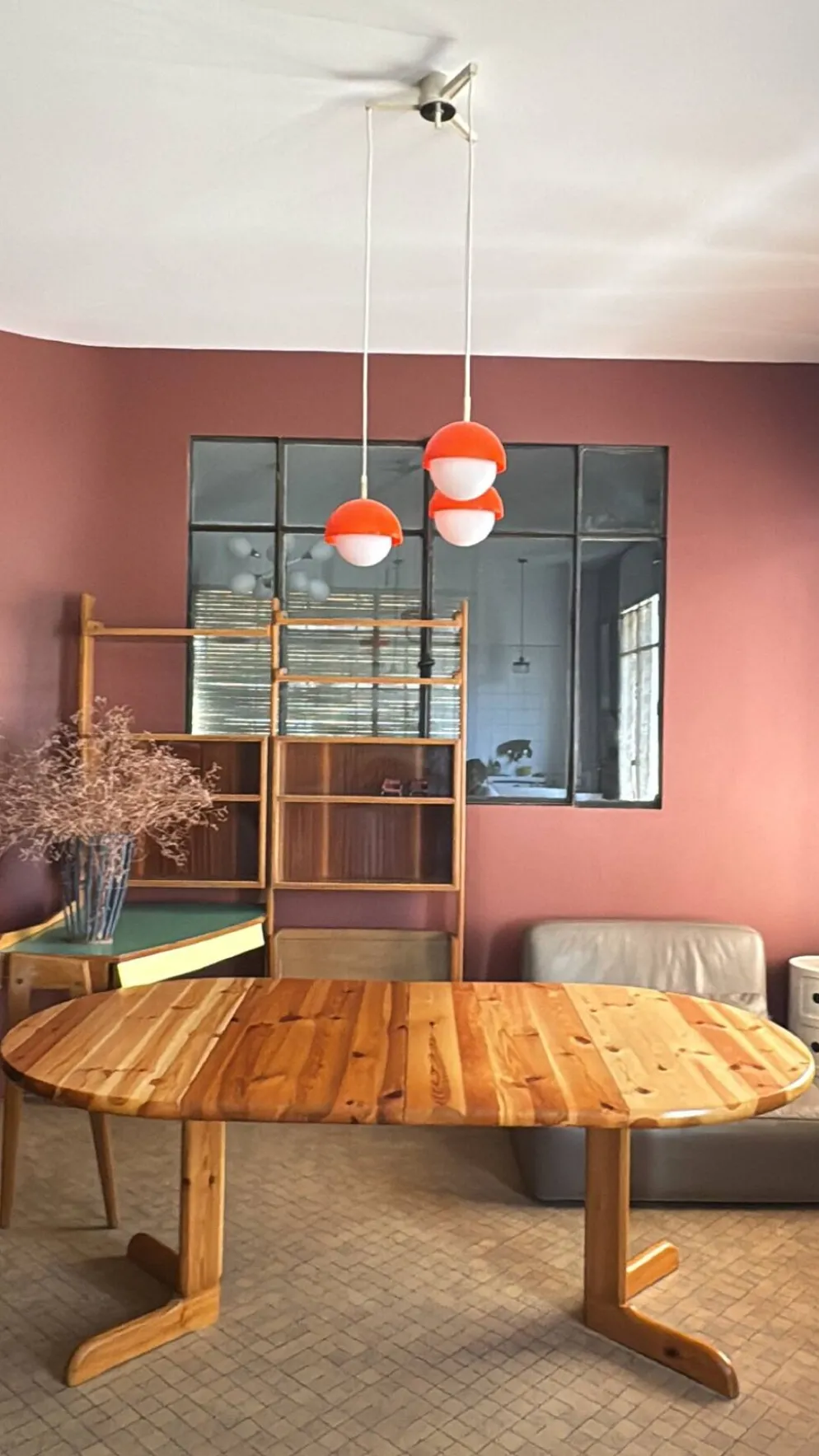 Table en pin massif