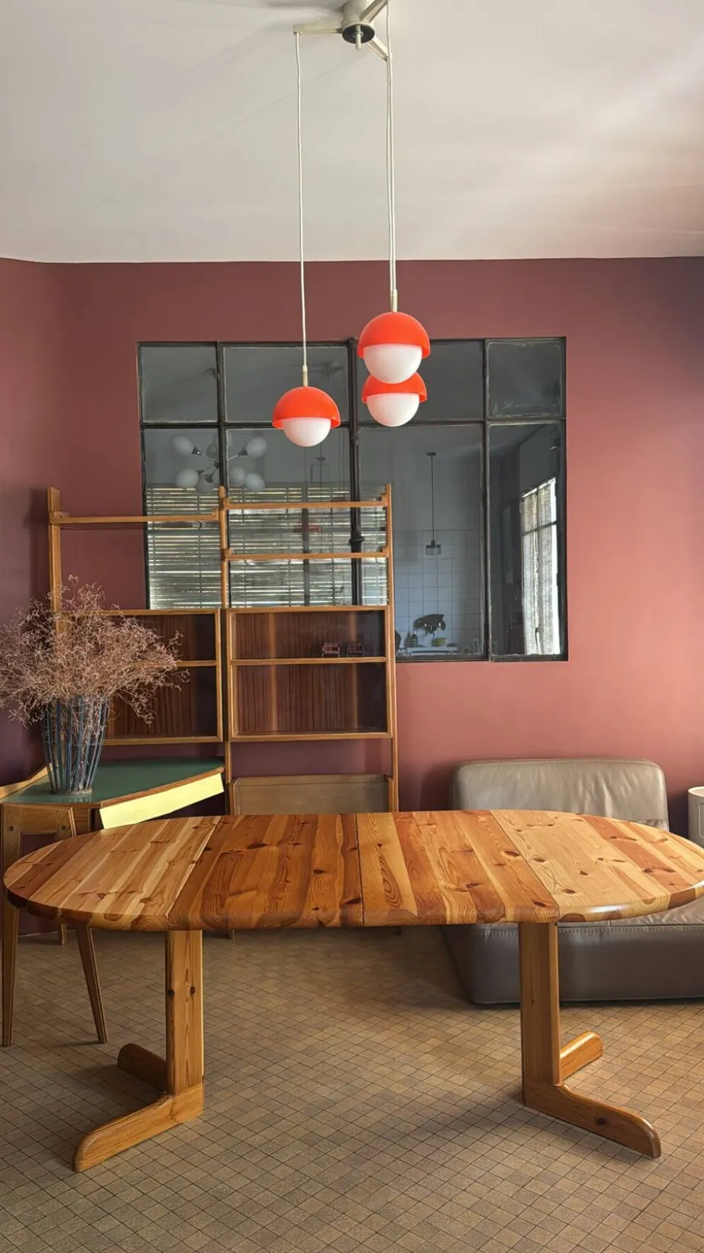 Table en pin massif