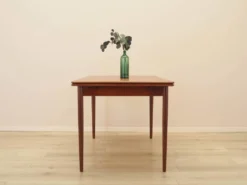Table en teck, design danois, années 1970, fabriquée au Danemark