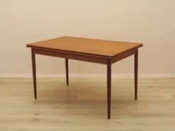 Table en teck, design danois, années 1970, fabriquée au Danemark