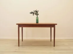 Table en teck, design danois, années 1970, fabriquée au Danemark