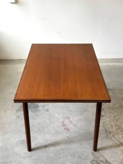 Table en teck extensible, Danemark 1960s/1970s, VNTG, Mid-C Modern