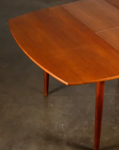 Table en teck rallonge papillon
