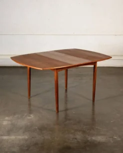 Table en teck rallonge papillon