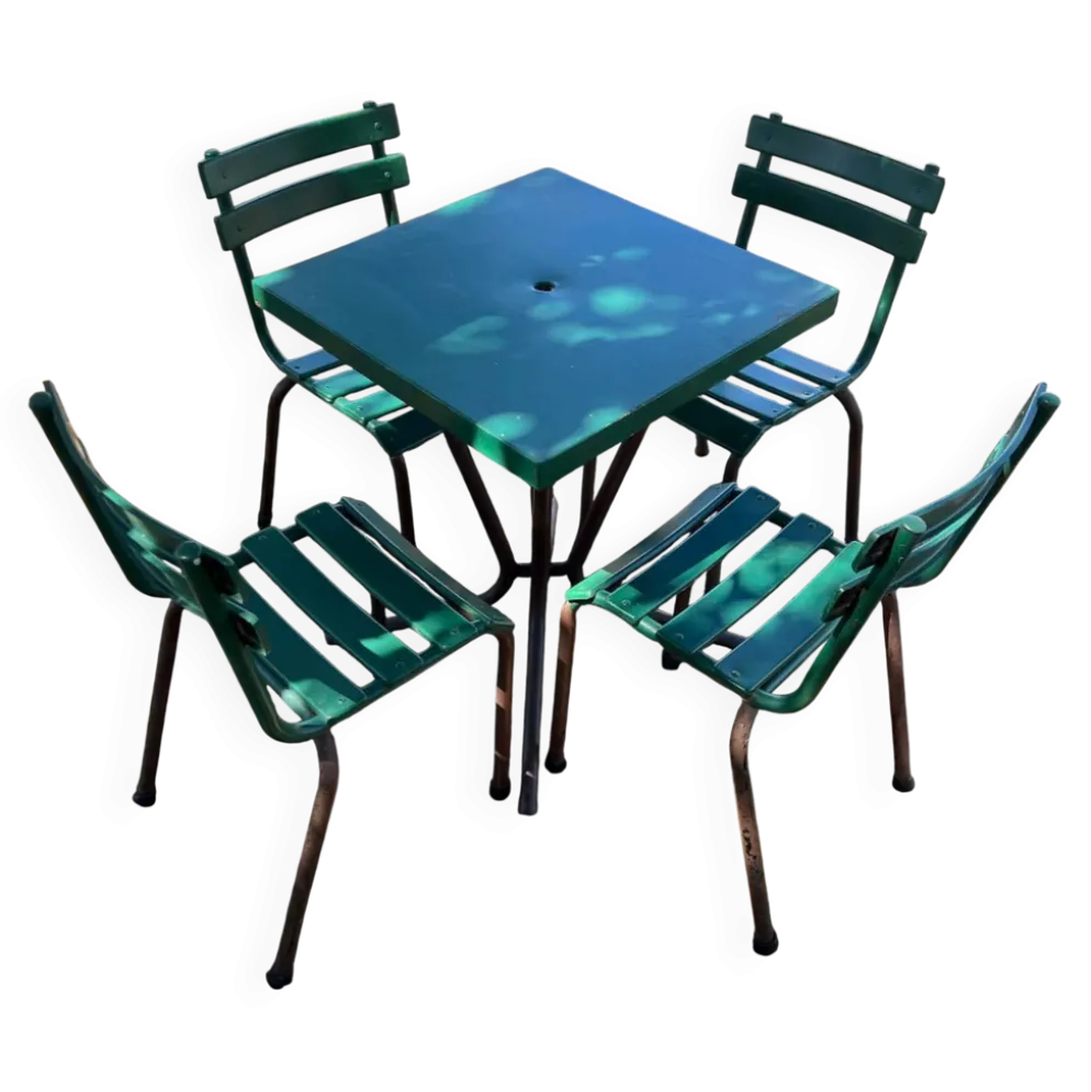 table et chaises bistrot