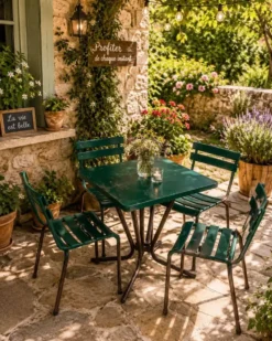 table et chaises bistrot