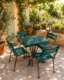 table et chaises bistrot