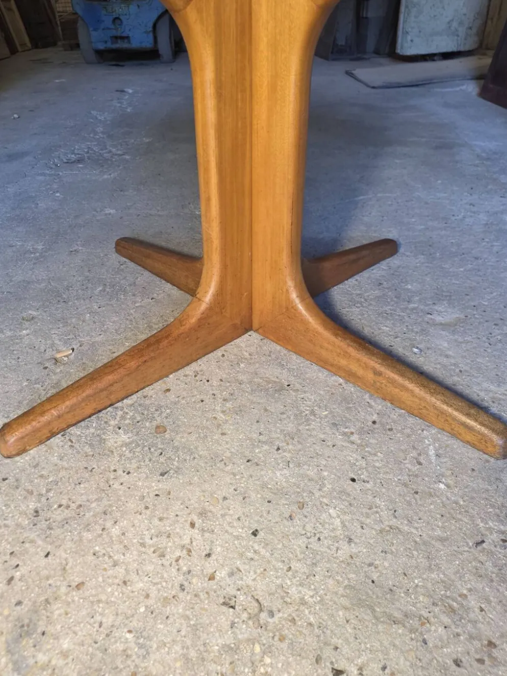 Table extensible Baumann en teck des années 60, (2 rallonges)