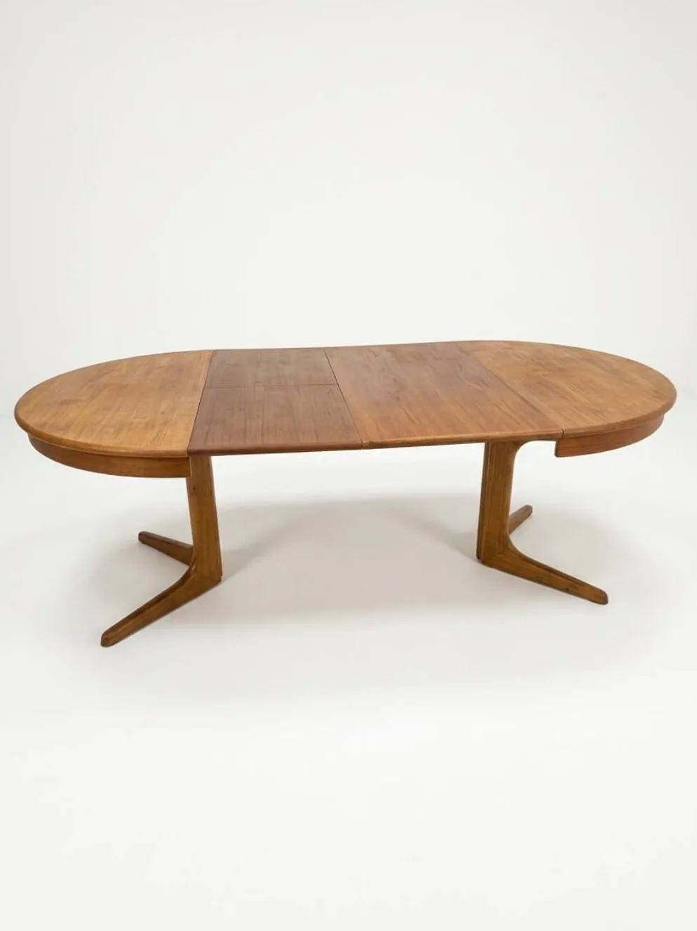 Table extensible Baumann en teck des années 60, (2 rallonges)