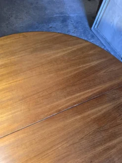 Table extensible Baumann en teck des années 60, (2 rallonges)