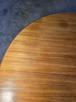 Table extensible Baumann en teck des années 60, (2 rallonges)