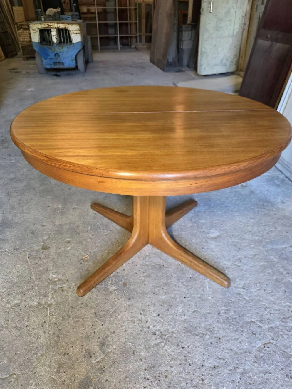 Table extensible Baumann en teck des années 60, (2 rallonges)