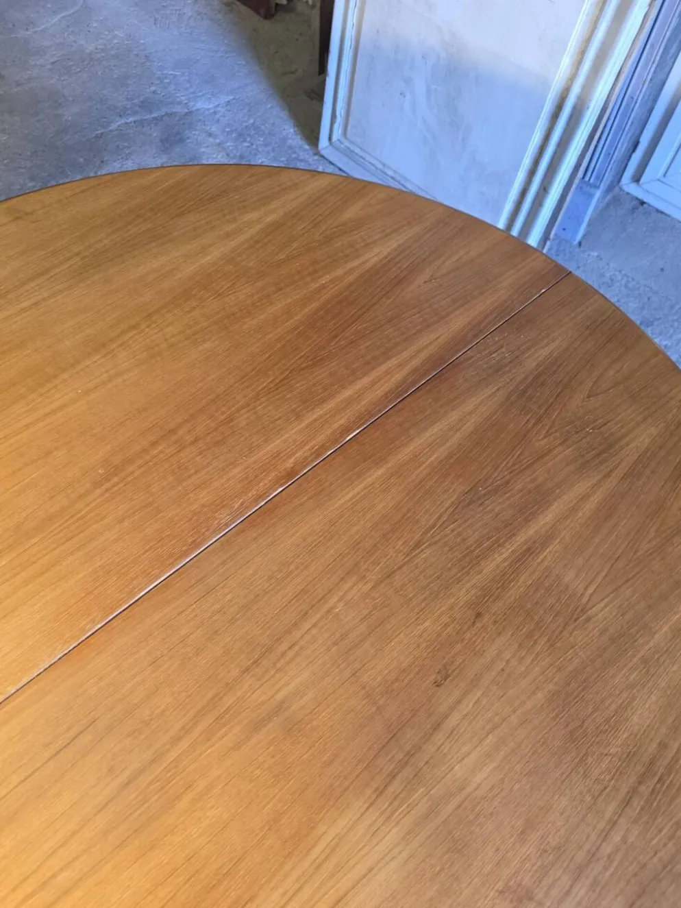 Table extensible Baumann en teck des années 60, (2 rallonges)
