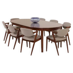 Table extensible danoise en palissandre, années 1960