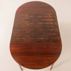Table extensible danoise en palissandre, années 1960