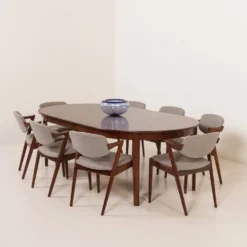 Table extensible danoise en palissandre, années 1960