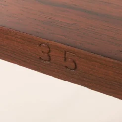 Table extensible danoise en palissandre, années 1960