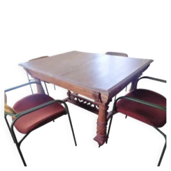 Table extensible en chêne ancienne