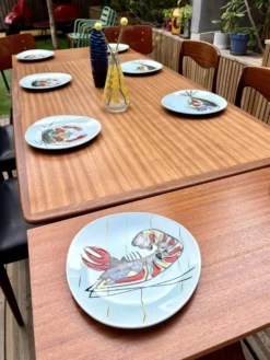 Table extensible en teck