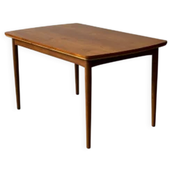 Table extensible en teck, Danemark années 1960/1970, vintage, milieu du design moderne.