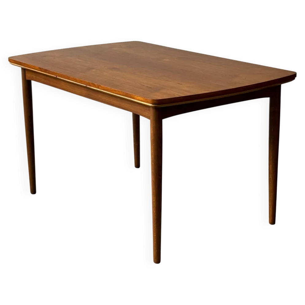 Table extensible en teck, Danemark années 1960/1970, vintage, milieu du design moderne.