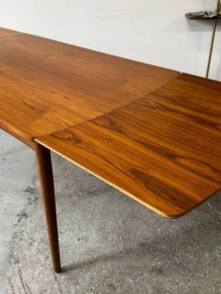 Table extensible en teck, Danemark années 1960/1970, vintage, milieu du design moderne.