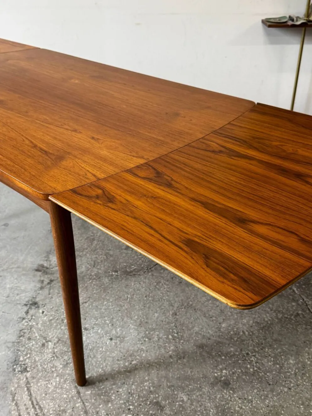 Table extensible en teck, Danemark années 1960/1970, vintage, milieu du design moderne.