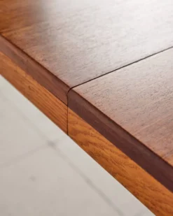 Table extensible en teck par Hartmut Lohmeyer pour Wilkhahn