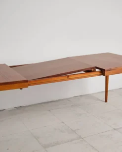 Table extensible en teck par Hartmut Lohmeyer pour Wilkhahn