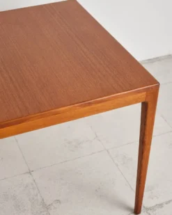 Table extensible en teck par Hartmut Lohmeyer pour Wilkhahn