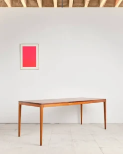 Table extensible en teck par Hartmut Lohmeyer pour Wilkhahn