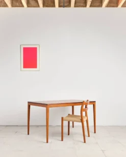 Table extensible en teck par Hartmut Lohmeyer pour Wilkhahn