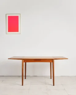 Table extensible en teck par Poul Hundevad, Danemark