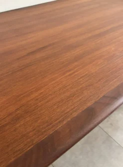 Table extensible en teck type scandinave/danoise, Ligne Roset, années 60