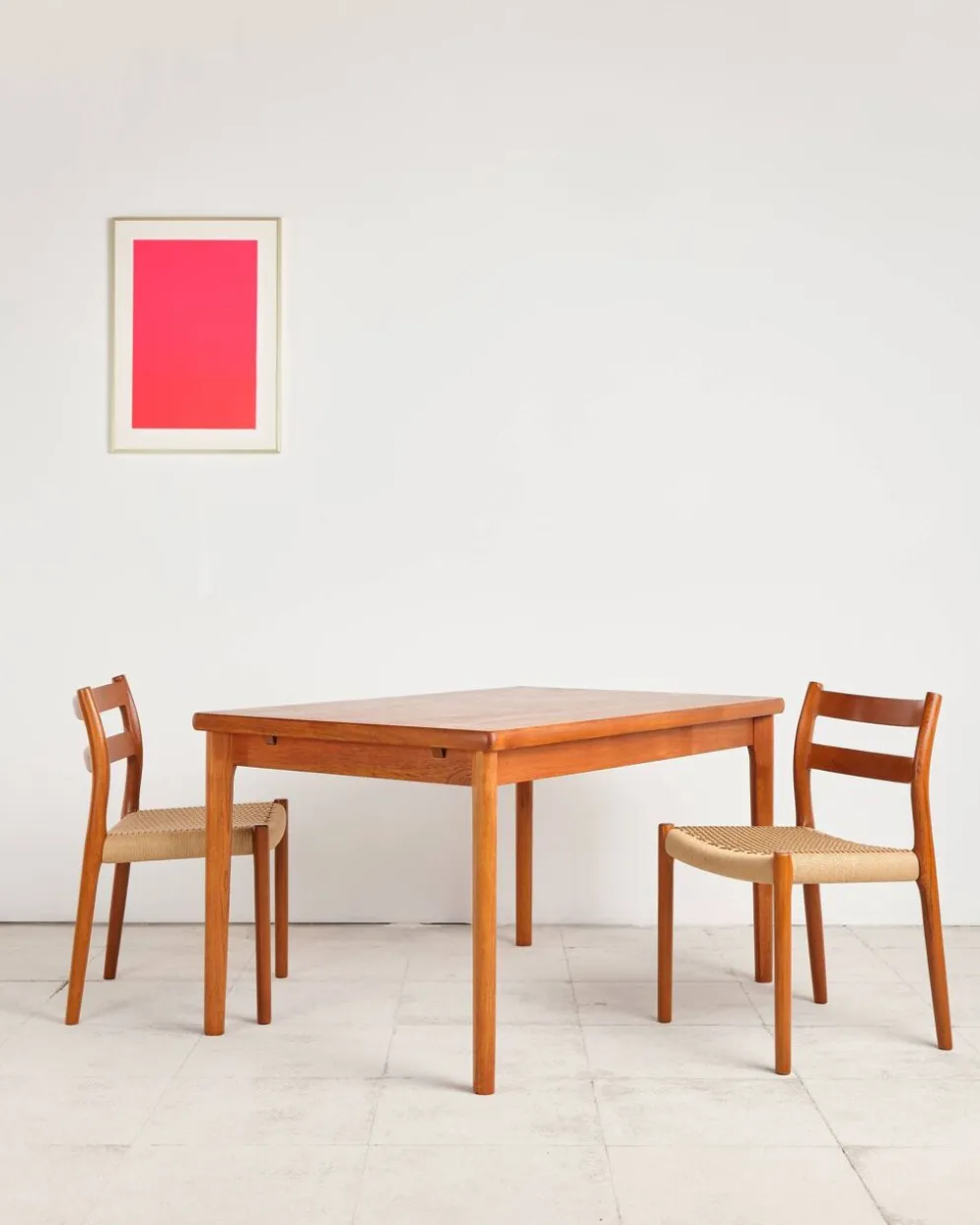 Table extensible par Henning Kjærnulf pour Vejle Stole, années 1960