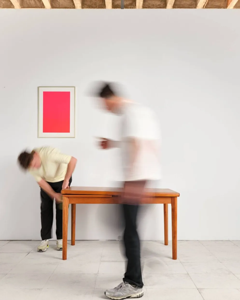 Table extensible par Henning Kjærnulf pour Vejle Stole, années 1960