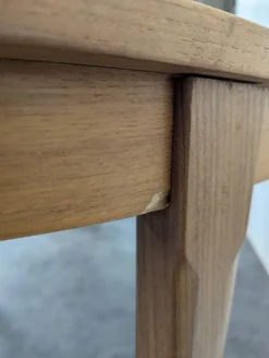 Table extensible scandinave en teck